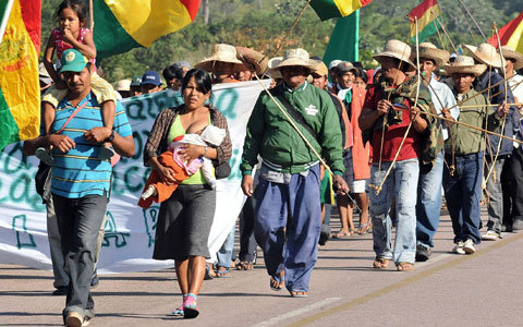 marcha del Tipnis