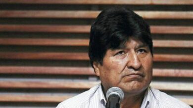Evo Morales sorprendido