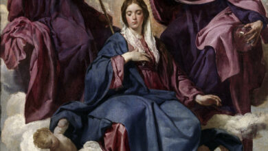 Coronación de la Virgen, pintura de Diego Velázquez
