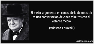 frase Winston Churchill democracia