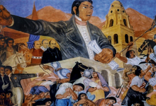 Mural-de-la-Revolucion-de-Chuquisaca-en-la-USFX