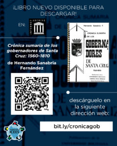 Crónica sumaria de los gobernadores de Santa Cruz: 1560-1810, descargar libro gratis en PDF.