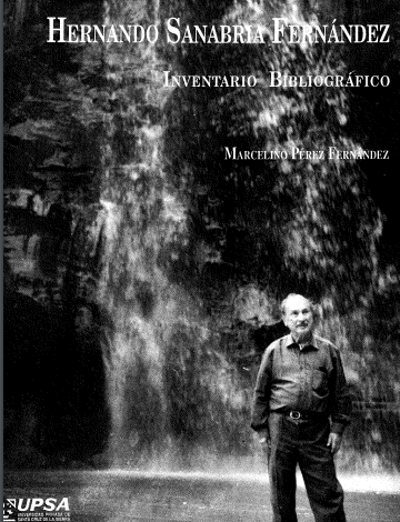 Hernando Sanabria Fernández: inventario bibliográfico (portada).