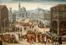 Saqueo de Lyon por los calvinistas.