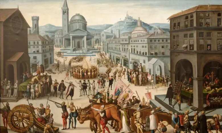 Saqueo de Lyon por los calvinistas.