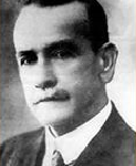 Pablo E. Roca, retrato a blanco y negro.