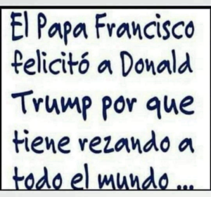 Meme llegado esta semana que acaba por WhatsApp.