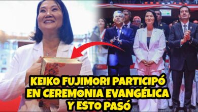 KEIKO FUJIMORI PARTICIPÓ EN CEREMONIA EVANGÉLICA Y ESTO PASÓ
